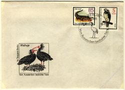 DDR 1985 FDC Mi-Nr. 2952-2956 SSt. Vom Aussterben bedrohte Tiere