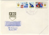 DDR 1985 FDC Mi-Nr. 2947-2948 (ZD) SSt. Parlament der Freien Deutschen Jugend