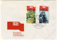 DDR 1985 FDC Mi-Nr. 2941-2944 SSt. 40. Jahrestag der Befreiung vom Faschismus