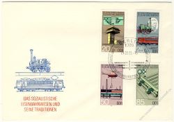 DDR 1985 FDC Mi-Nr. 2968-2971 SSt. Eisenbahnwesen