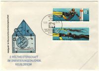 DDR 1985 FDC Mi-Nr. 2961-2962 SSt. Weltmeisterschaft im Orientierungstauchen