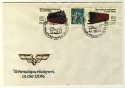 DDR 1983 FDC Mi-Nr. 2792-2795 (ZD) SSt. Schmalspurbahnen