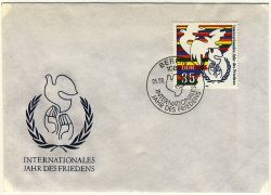 DDR 1986 FDC Mi-Nr. 3036 SSt. Internationales Jahr des Friedens
