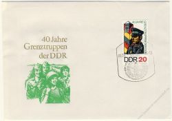 DDR 1986 FDC Mi-Nr. 3048 SSt. 40 Jahre Grenztruppen