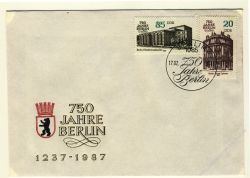 DDR 1987 FDC Mi-Nr. 3071-3074 SSt. 750 Jahre Berlin