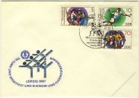 DDR 1987 FDC Mi-Nr. 3111-3116 SSt. Turn- und Sportfest; Kinder- und Jugendspartakiade
