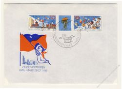 DDR 1988 FDC Mi-Nr. 3181-3182 (ZD) SSt. Pioniertreffen