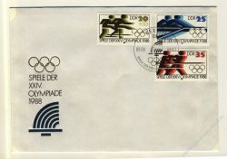 DDR 1988 FDC Mi-Nr. 3183-3188 SSt. Olympische Sommerspiele