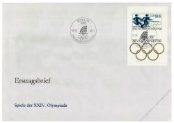 DDR 1988 FDC Mi-Nr. 3189 (Block 94) SSt. Olympische Sommerspiele