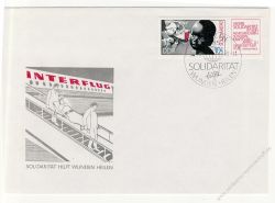 DDR 1988 FDC Mi-Nr. 3202 (ZD b) SSt. Internationale Solidaritt