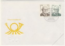 DDR 1989 FDC Mi-Nr. 3222-3225 SSt. Persnlichkeiten der deutschen Arbeiterbewegung