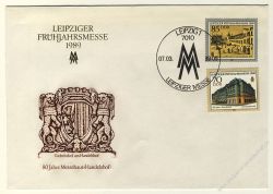 DDR 1989 FDC Mi-Nr. 3235-3236 SSt. Leipziger Frhjahrsmesse