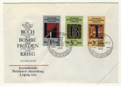 DDR 1989 FDC Mi-Nr. 3245-3247 SSt. Internationale Buchkunstausstellung