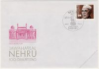 DDR 1989 FDC Mi-Nr. 3284 SSt. 100. Geburtstag von Dschawaharlal Nehru