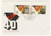DDR 1989 FDC Mi-Nr. 3279-3282 SSt. 40 Jahre Deutsche Demokratische Republik