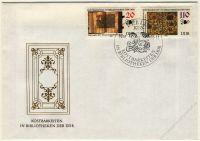 DDR 1990 FDC Mi-Nr. 3340-3343 SSt. Kostbarkeiten in Bibliotheken der DDR