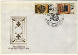 DDR 1990 FDC Mi-Nr. 3340-3343 SSt. Kostbarkeiten in Bibliotheken der DDR