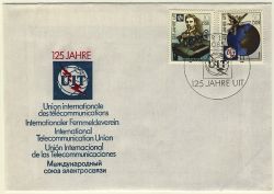 DDR 1990 FDC Mi-Nr. 3332-3335 SSt. 125 Jahre Internationale Fernmeldeunion