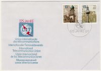 DDR 1990 FDC Mi-Nr. 3332-3335 SSt. 125 Jahre Internationale Fernmeldeunion