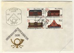 DDR 1987 FDC Mi-Nr. 3067-3070 (ZD) SSt. Historische Postgebude