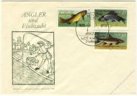 DDR 1987 FDC Mi-Nr. 3095I-3100I SSt. Swasserfische