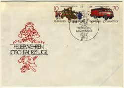 DDR 1987 FDC Mi-Nr. 3101-3104 SSt. Feuerwehren