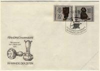 DDR 1989 FDC Mi-Nr. 3226-3229 SSt. Fernsprechapparate im Wandel der Zeiten