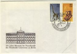 DDR 1990 FDC Mi-Nr. 3324-3328 SSt. 100 Jahre Museum fr Naturkunde der Humboldt-Universitt Berlin