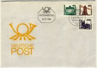 DDR 1990 FDC Mi-Nr. 3344-3352 ESt. Bauwerke und Denkmler